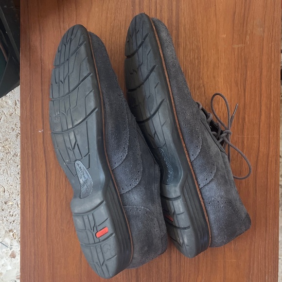 Rockport Men's Charcoal Suede Oxfords - Picture 4 of 7